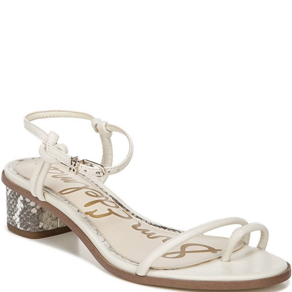 SAM EDELMAN Leather Strappy Heeled Sandals.  Worn once.